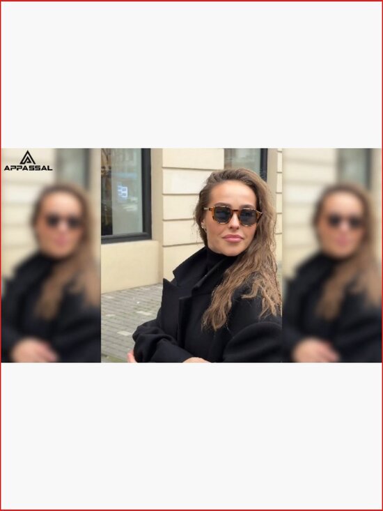 Retro Square Sunglasses TR90 Frame UV400 Protection main image 3